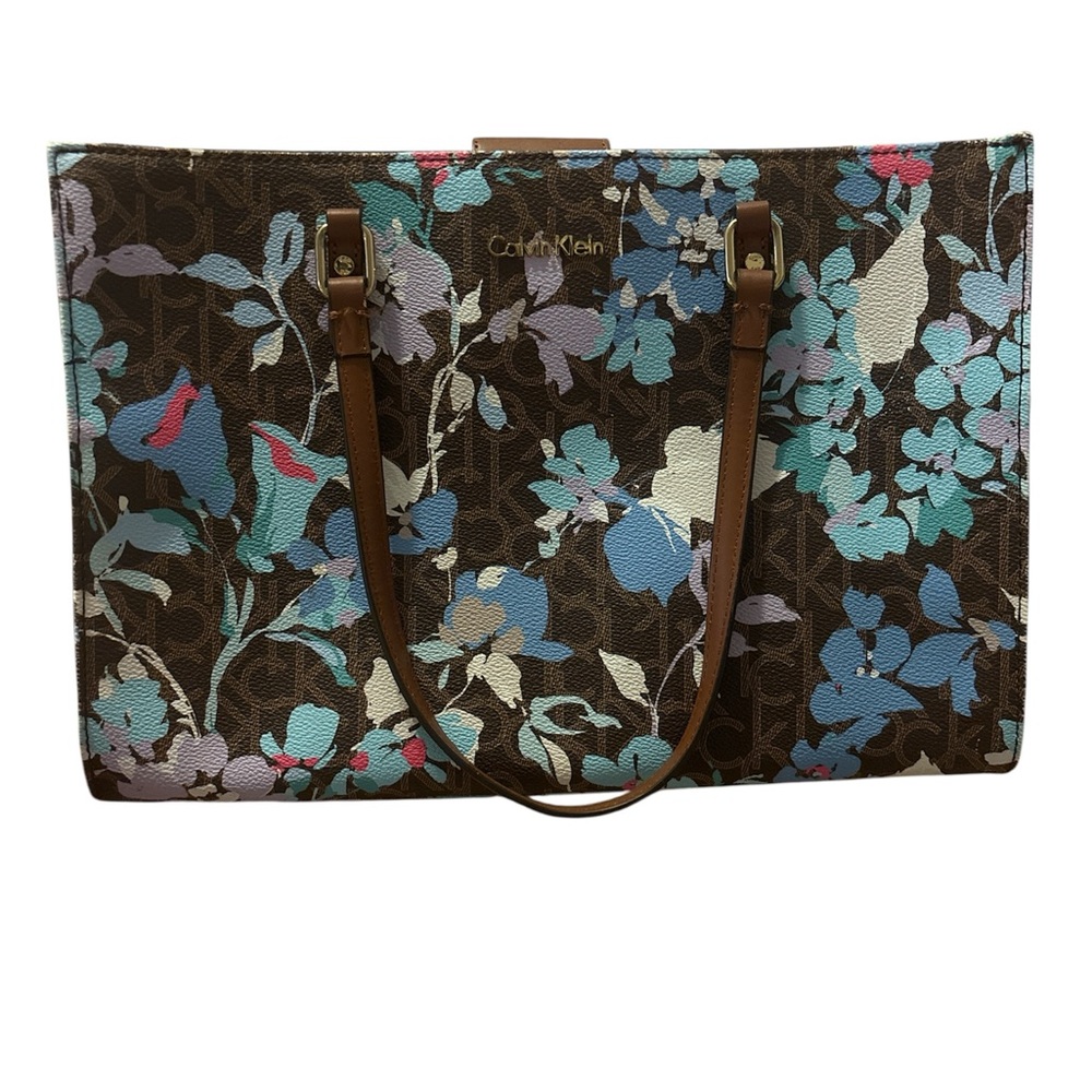 Calvin Klein Multicolor Floral Tote Bag